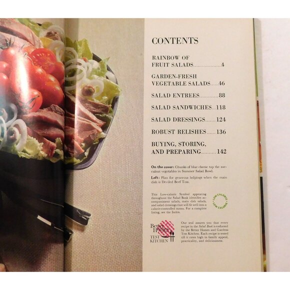 Better Homes and Gardens Salad Book Vintage 1969 Over 400 Recipes Hardback - Picture 4 of 6